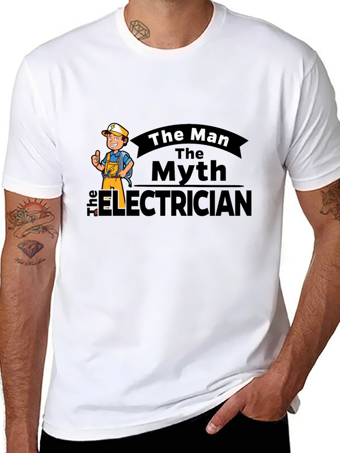 The Electrician T-Shirt - Man Myth Legend