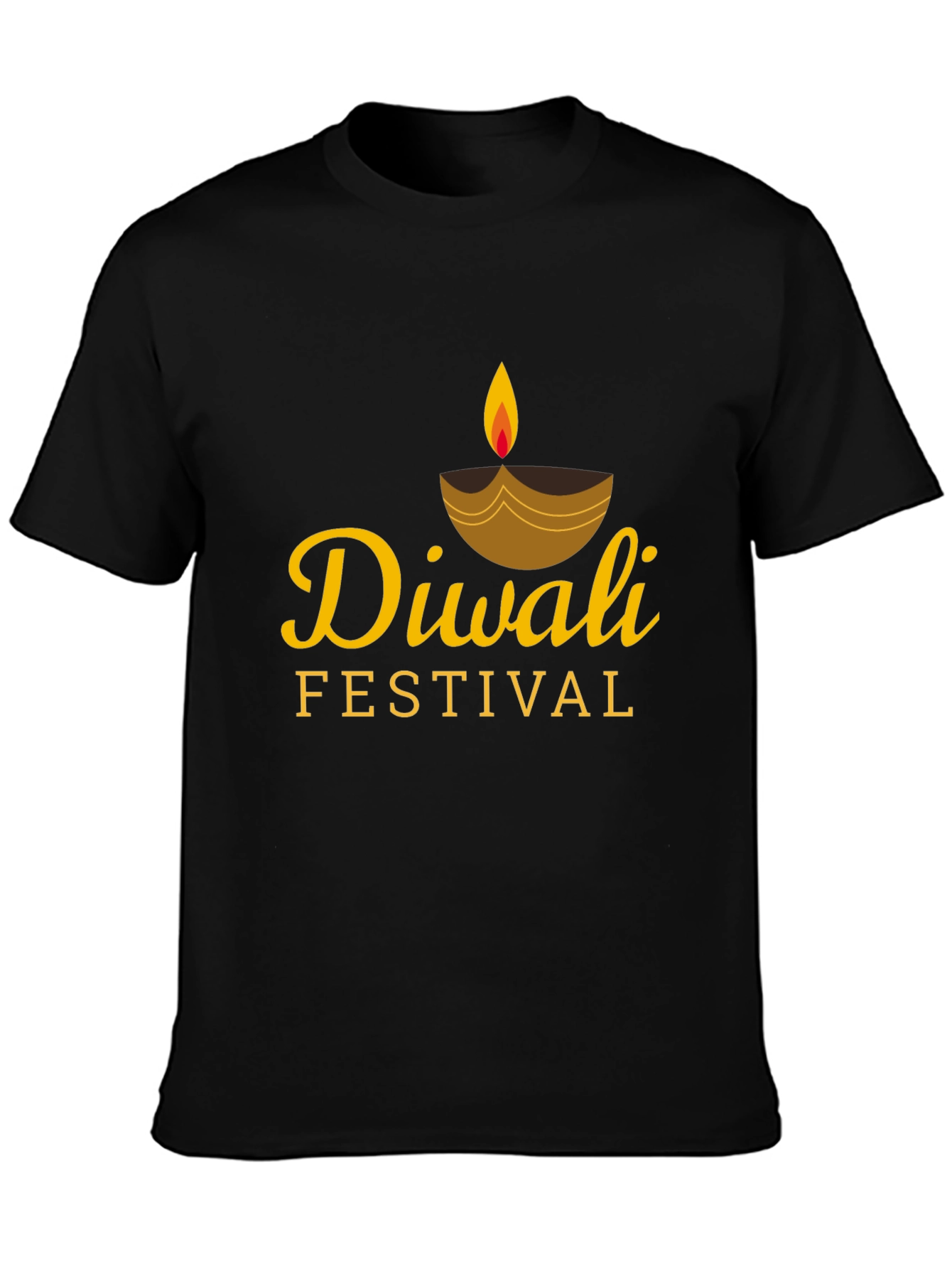 Diwali Festival Graphic Print T-Shirt