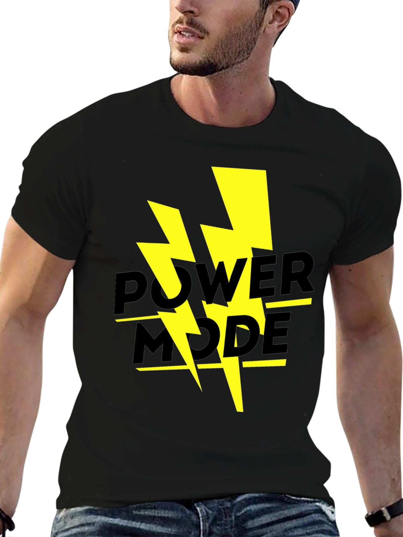 Power Mode T-Shirt - Electric Bold Design