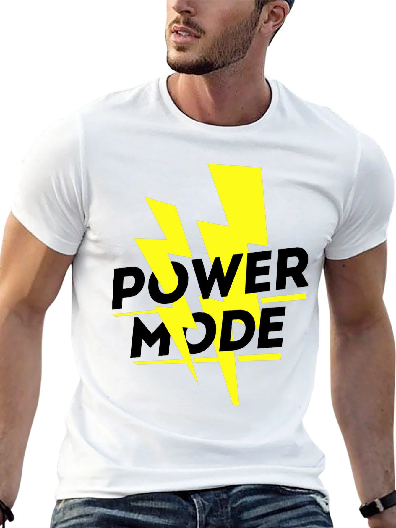 Power Mode T-Shirt - Electric Bold Design