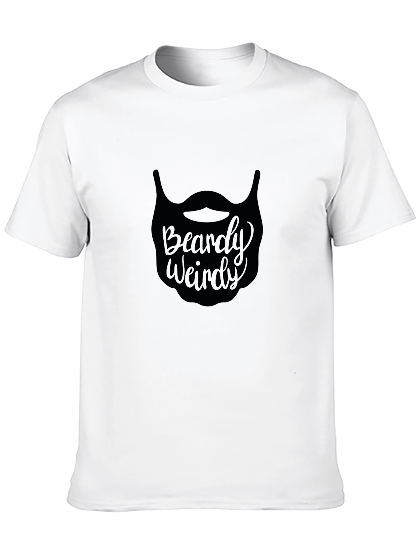 Beardy Weirdy Black Graphic Tee - Mens