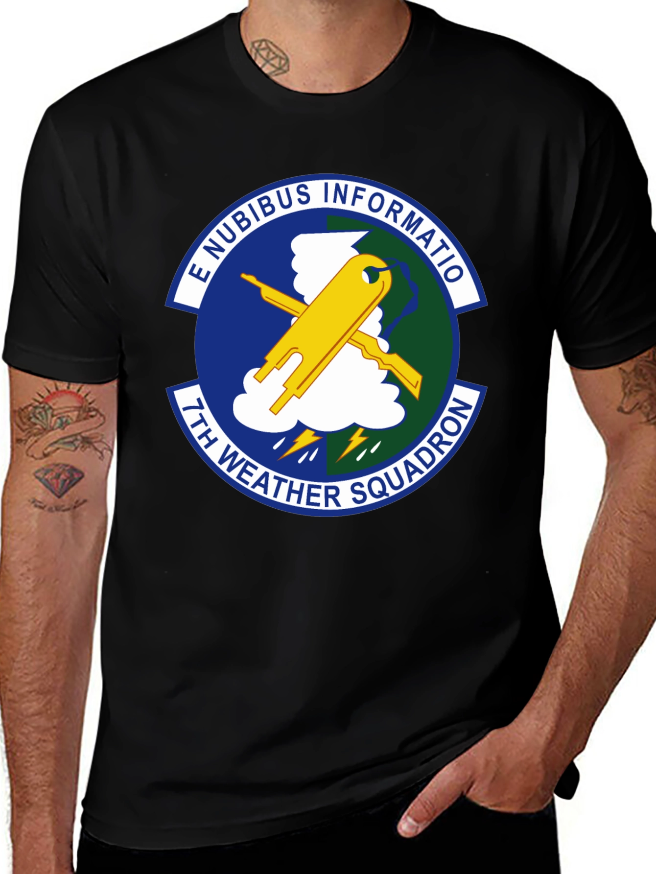 7th Weather Squadron Graphic T-Shirt