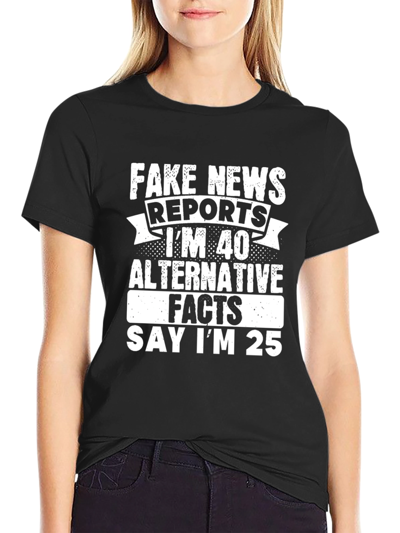 Funny 40th Birthday Fake News T-Shirt