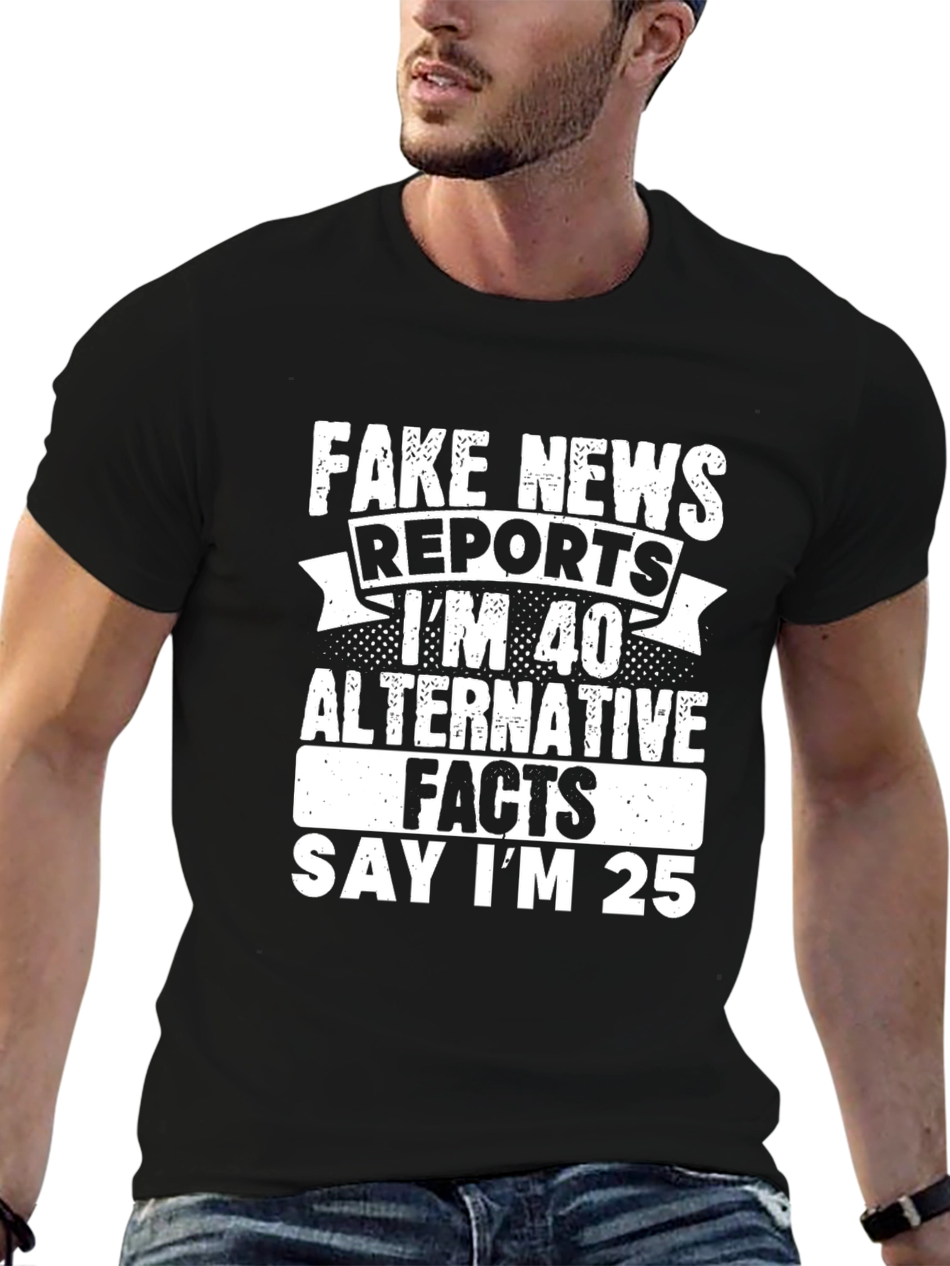 Funny 40th Birthday Fake News T-Shirt