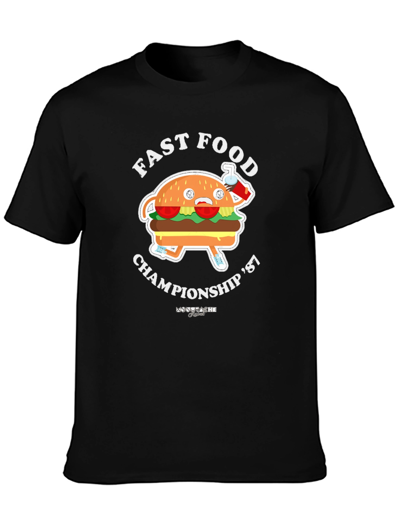 Fast Food Championship 87 Black T-Shirt