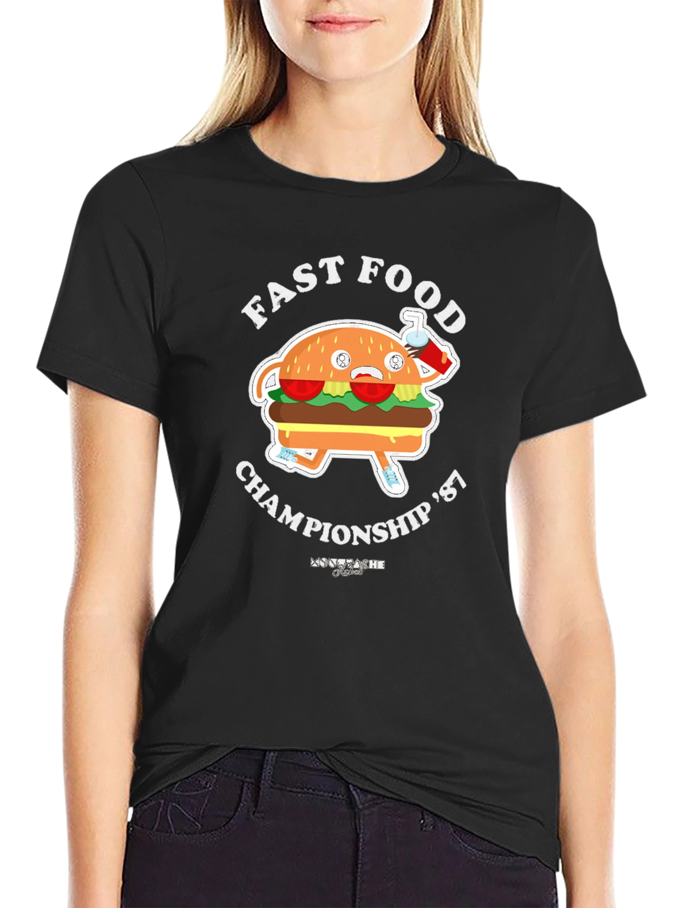 Fast Food Championship 87 Black T-Shirt