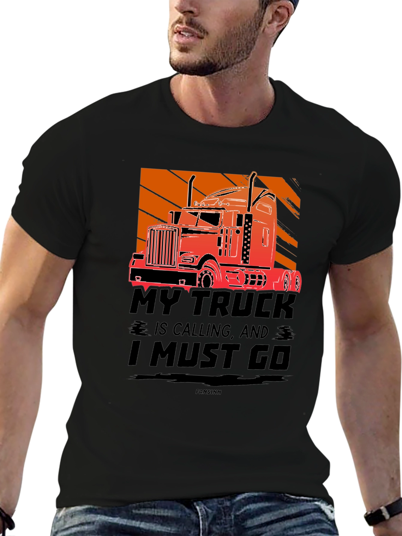 My Truck Is Calling T-Shirt - Trucker Life