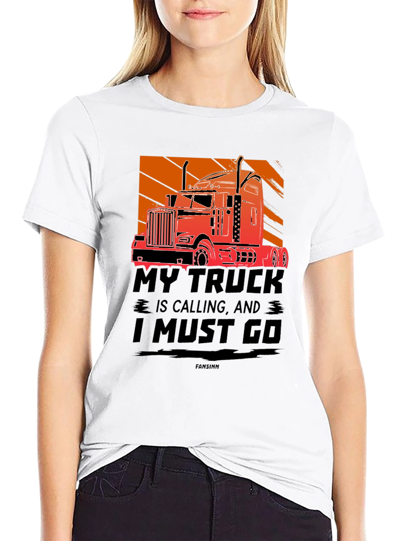 My Truck Is Calling T-Shirt - Trucker Life