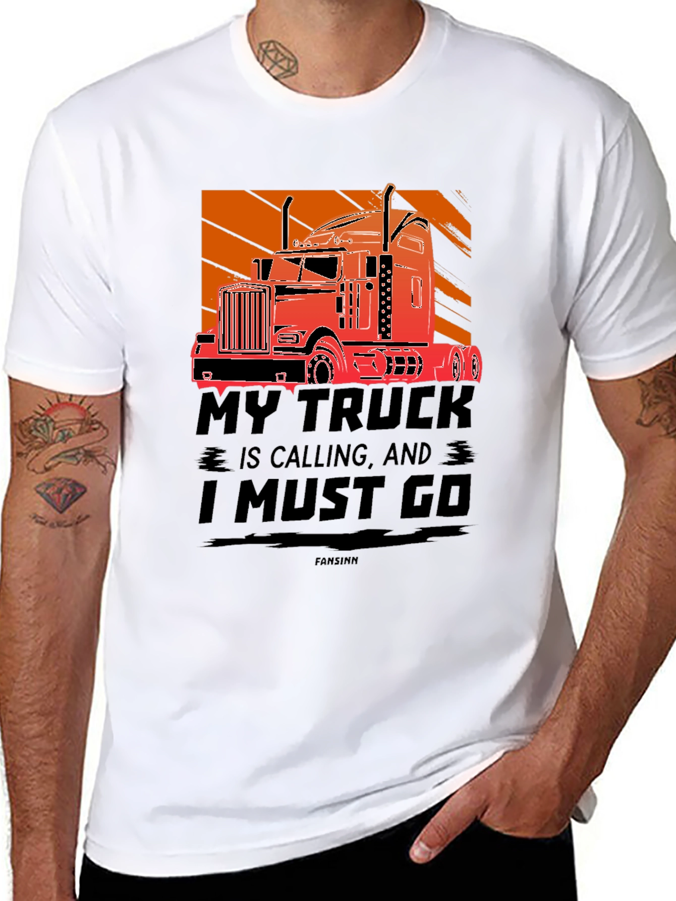 My Truck Is Calling T-Shirt - Trucker Life