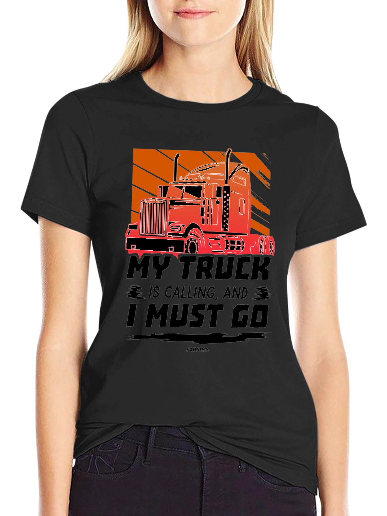 My Truck Is Calling T-Shirt - Trucker Life
