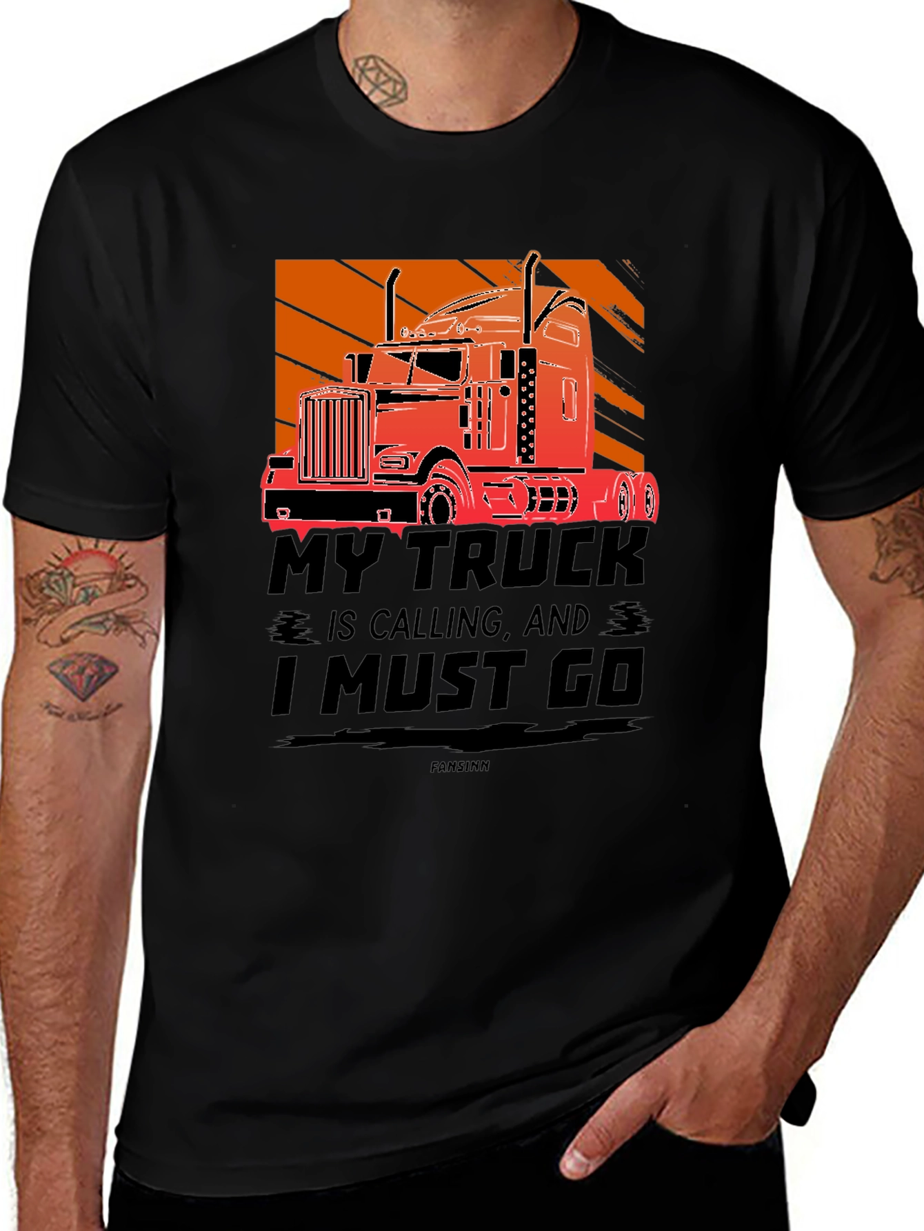 My Truck Is Calling T-Shirt - Trucker Life