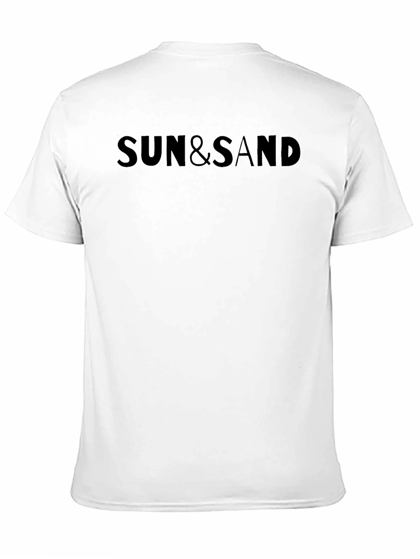 Sun & Sand Black Graphic T-Shirt