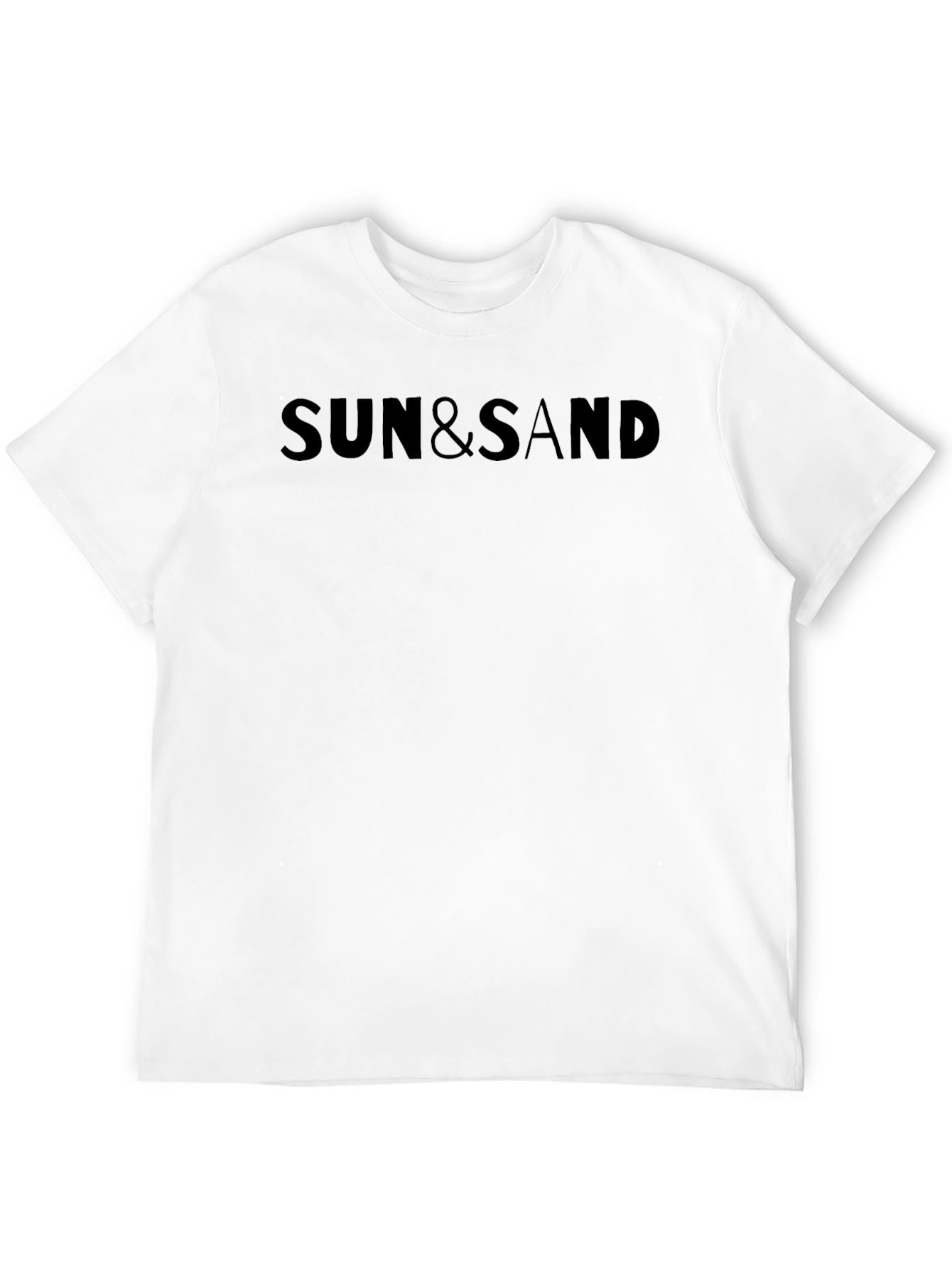 Sun & Sand Black Graphic T-Shirt