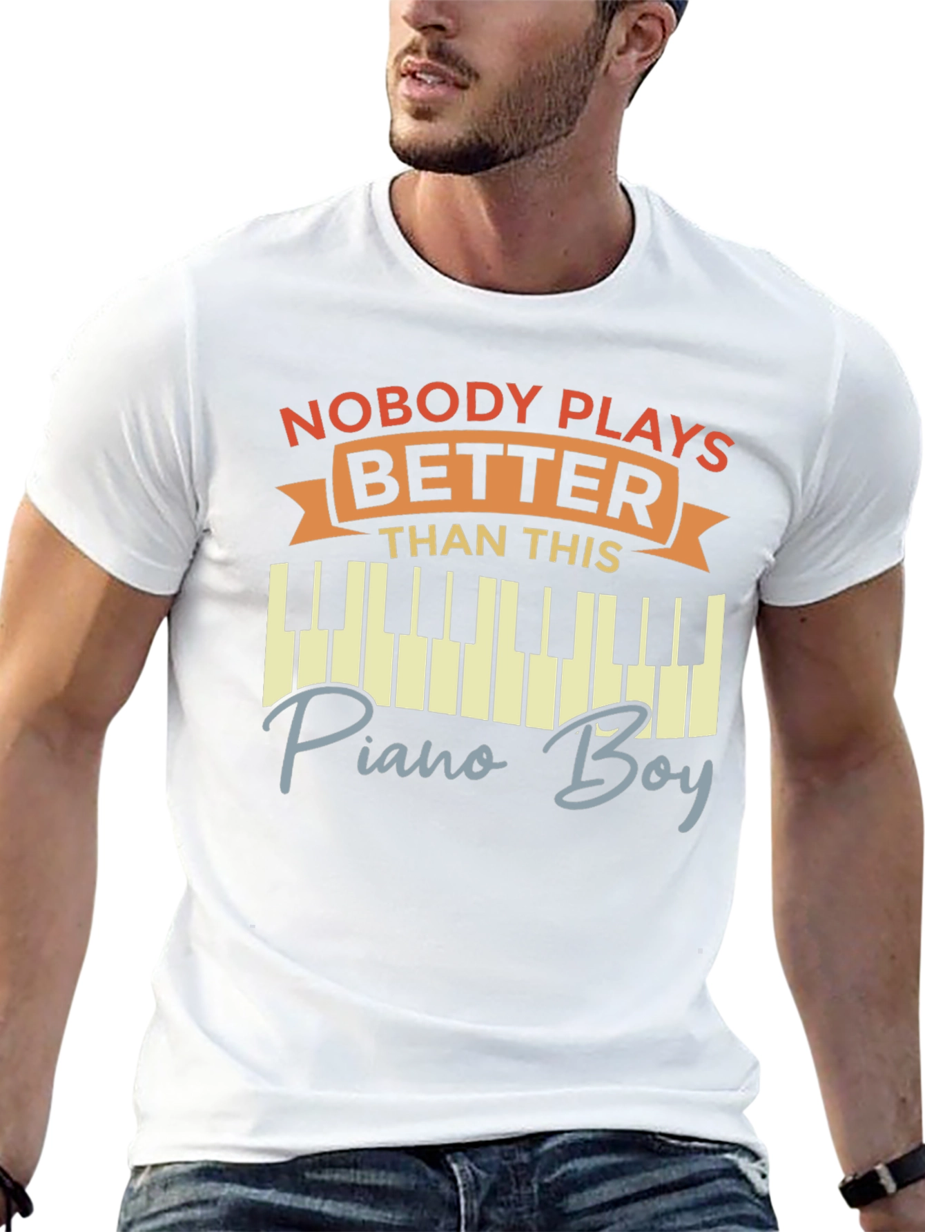Nobody Plays Better Piano Boy T-Shirt