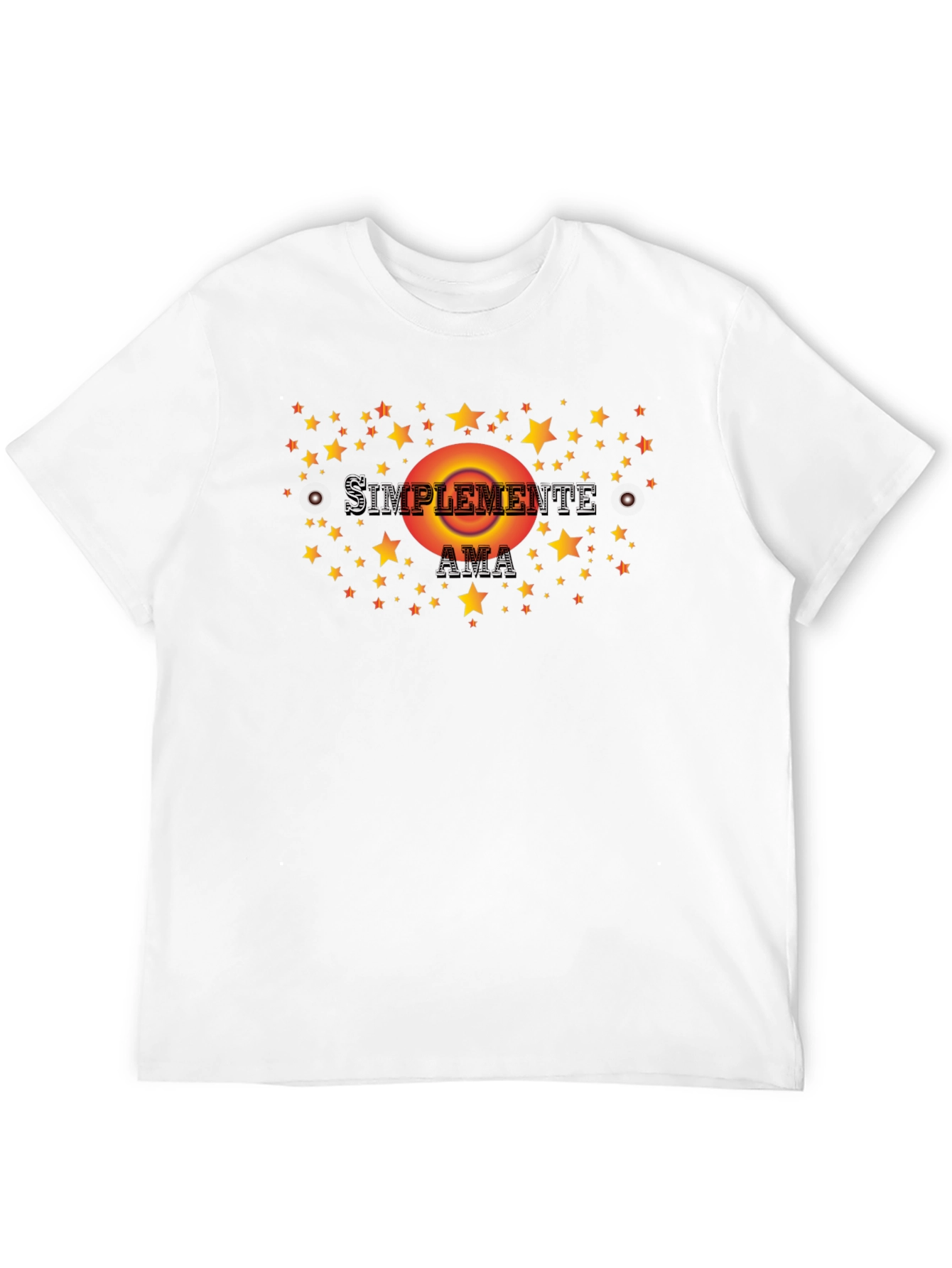 Simplemente Ama Graphic Tee - Love & Stars