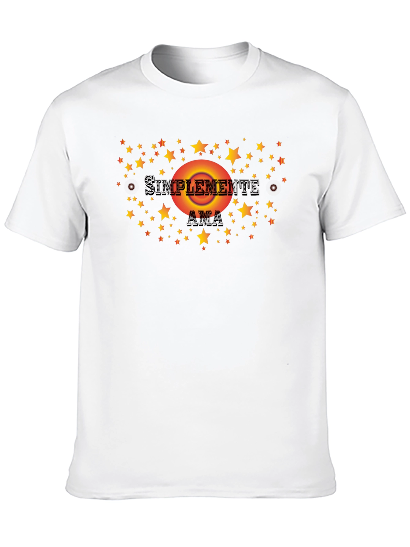 Simplemente Ama Graphic Tee - Love & Stars