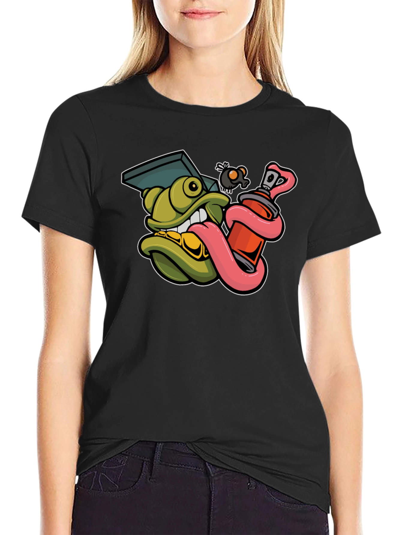 Graffiti Art T-Shirt - Bold Character Design