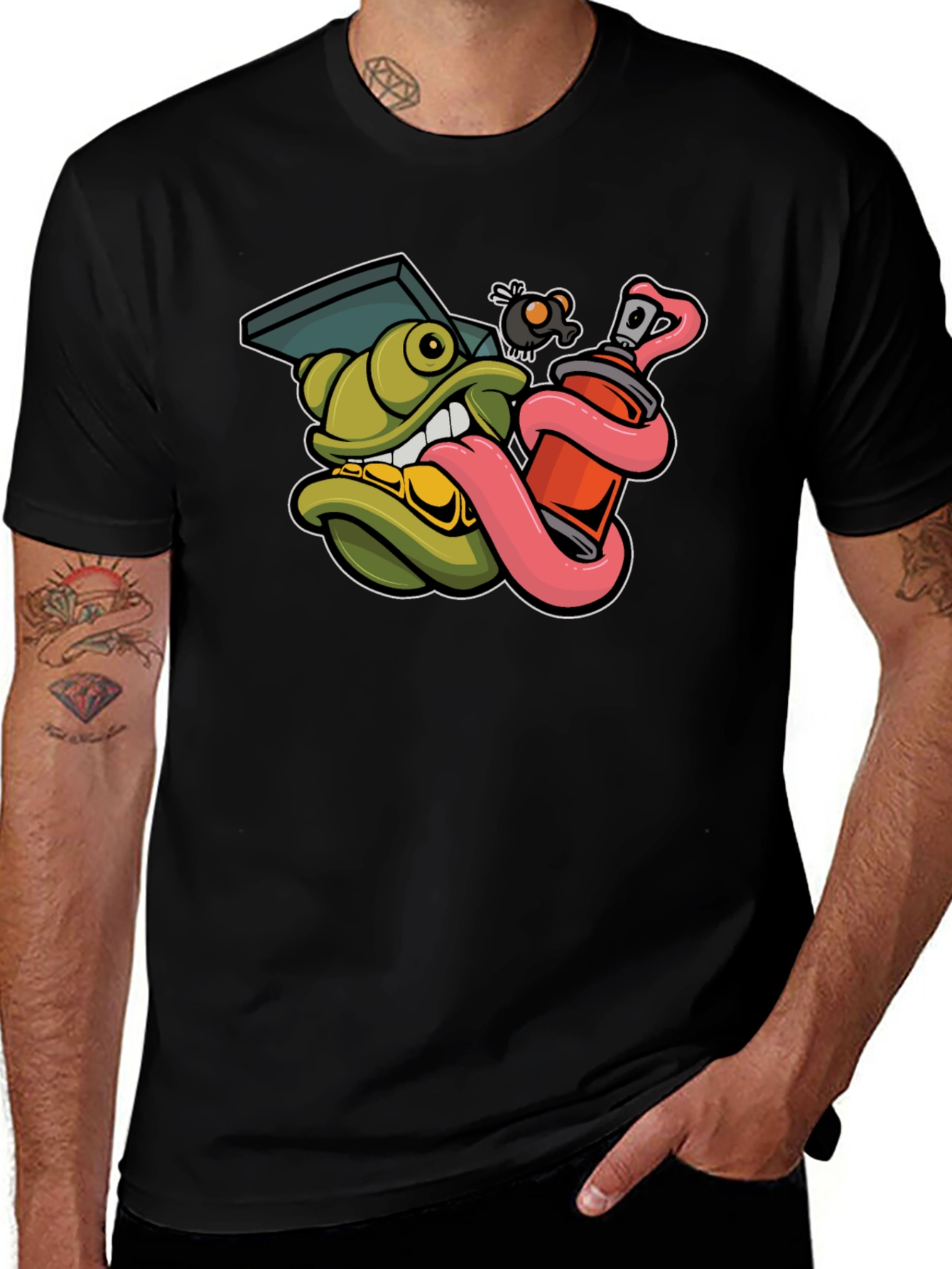 Graffiti Art T-Shirt - Bold Character Design