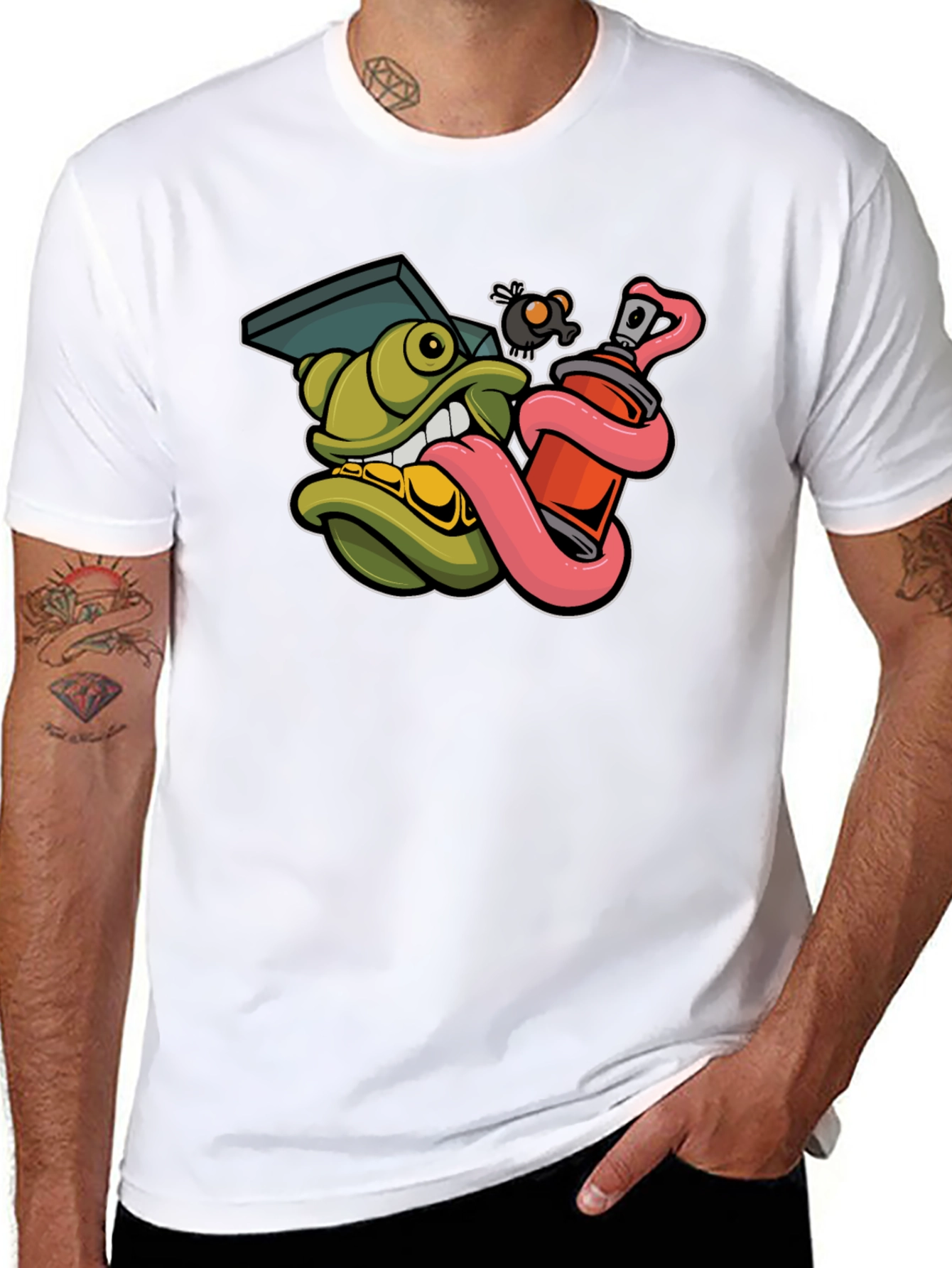 Graffiti Art T-Shirt - Bold Character Design