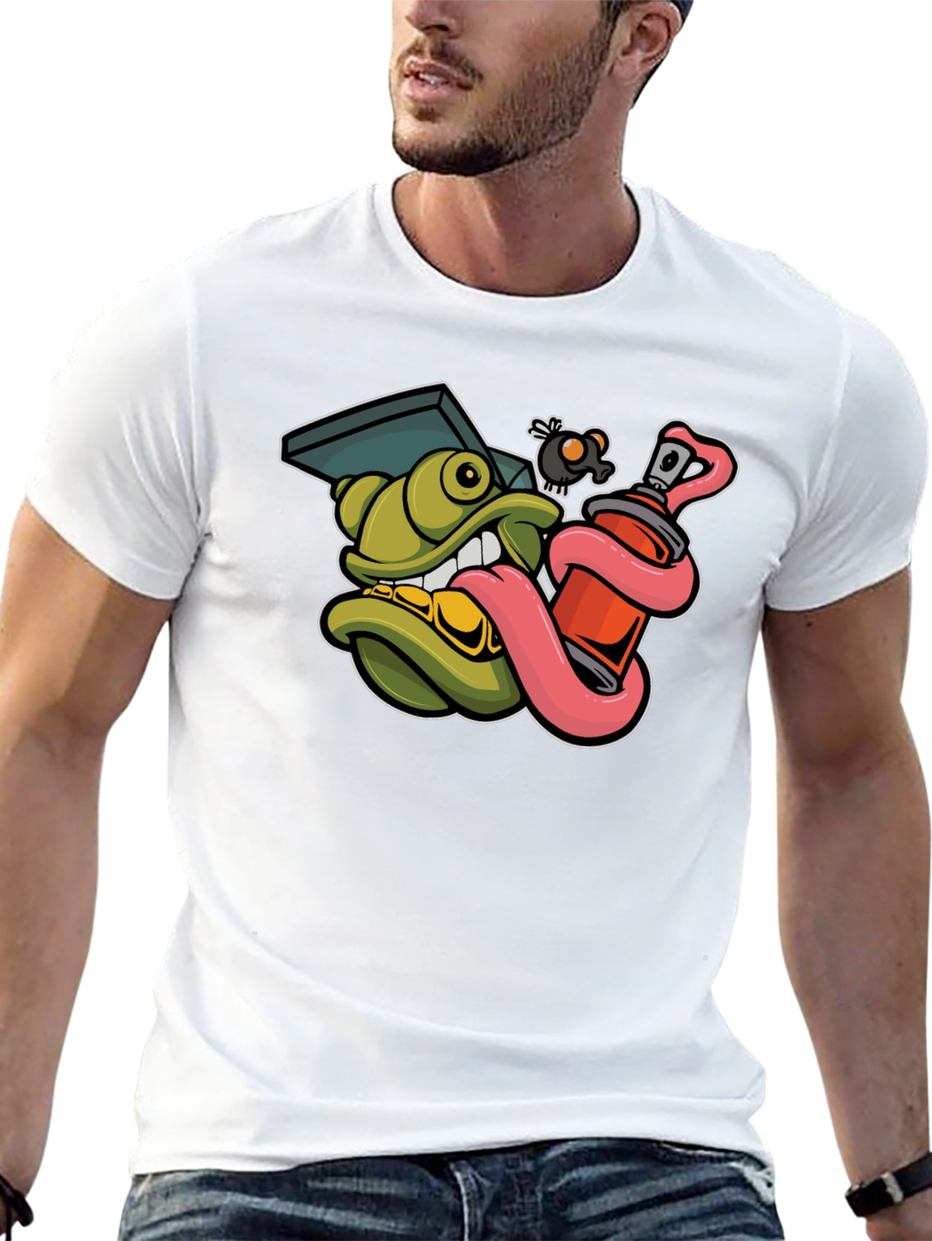 Graffiti Art T-Shirt - Bold Character Design