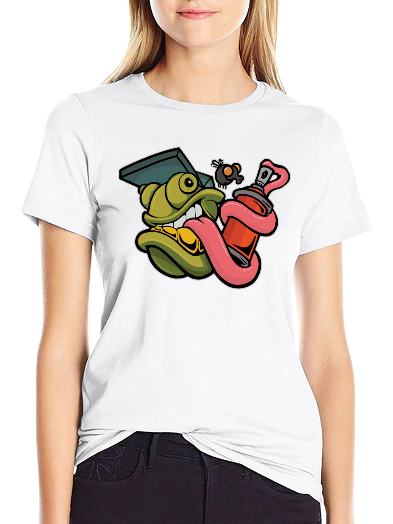 Graffiti Art T-Shirt - Bold Character Design