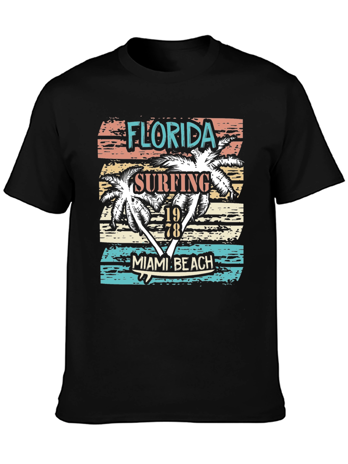 Florida Surfing Miami Beach 1978 T-Shirt