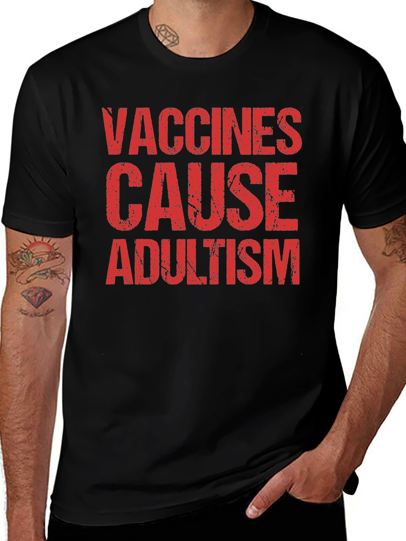 Vaccines Cause Adultism T-Shirt