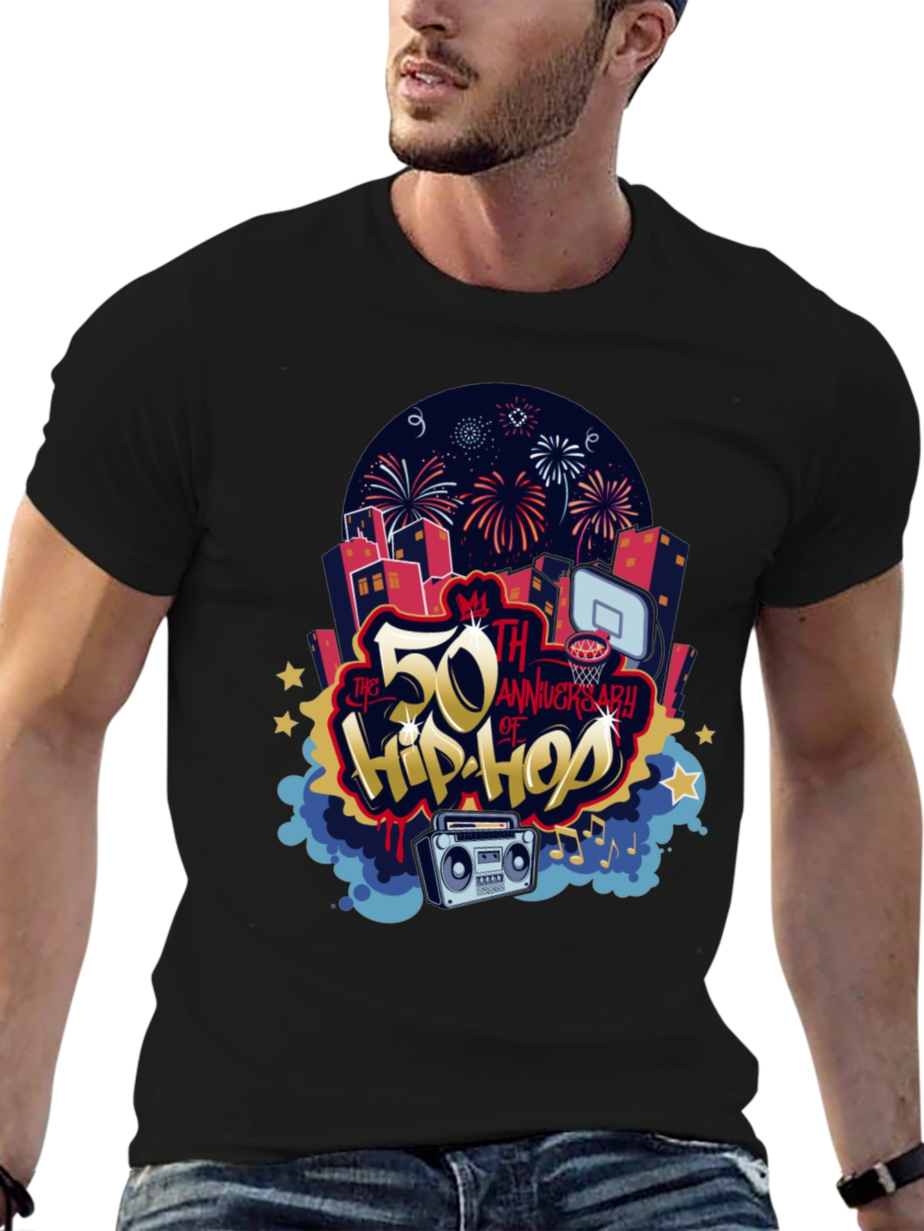 50th Anniversary of Hip Hop Graphic T-Shirt