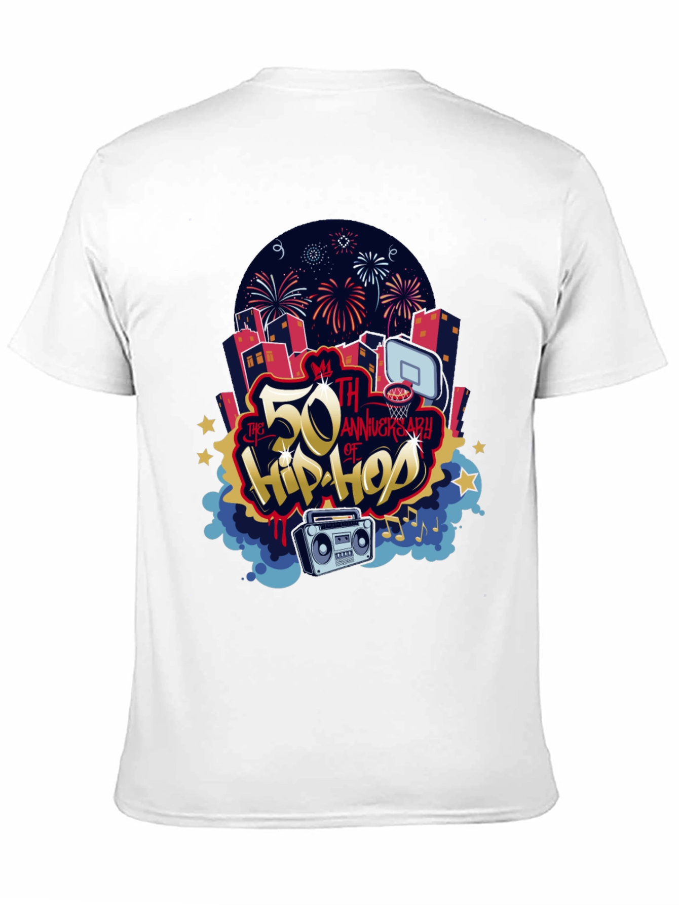50th Anniversary of Hip Hop Graphic T-Shirt
