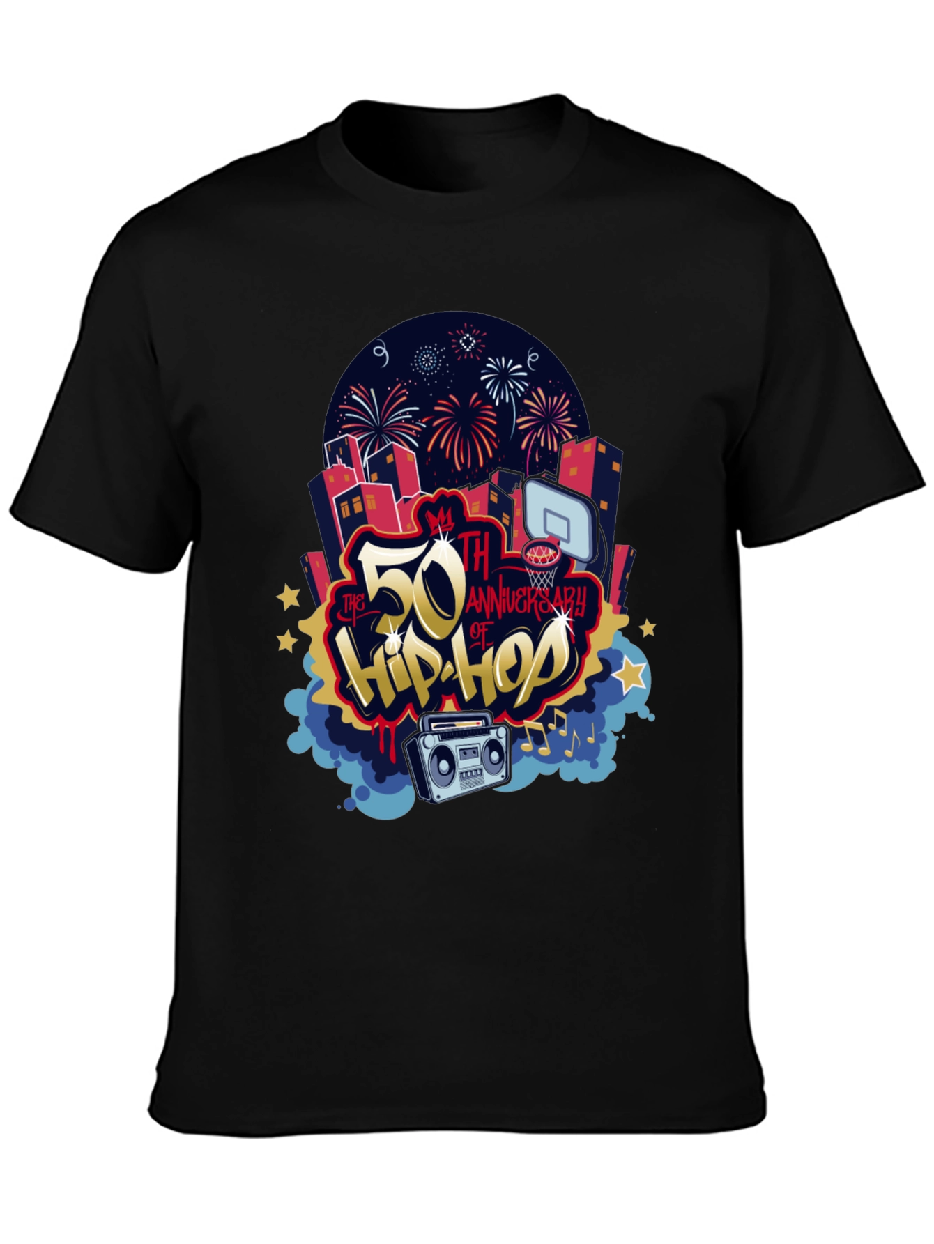 50th Anniversary of Hip Hop Graphic T-Shirt