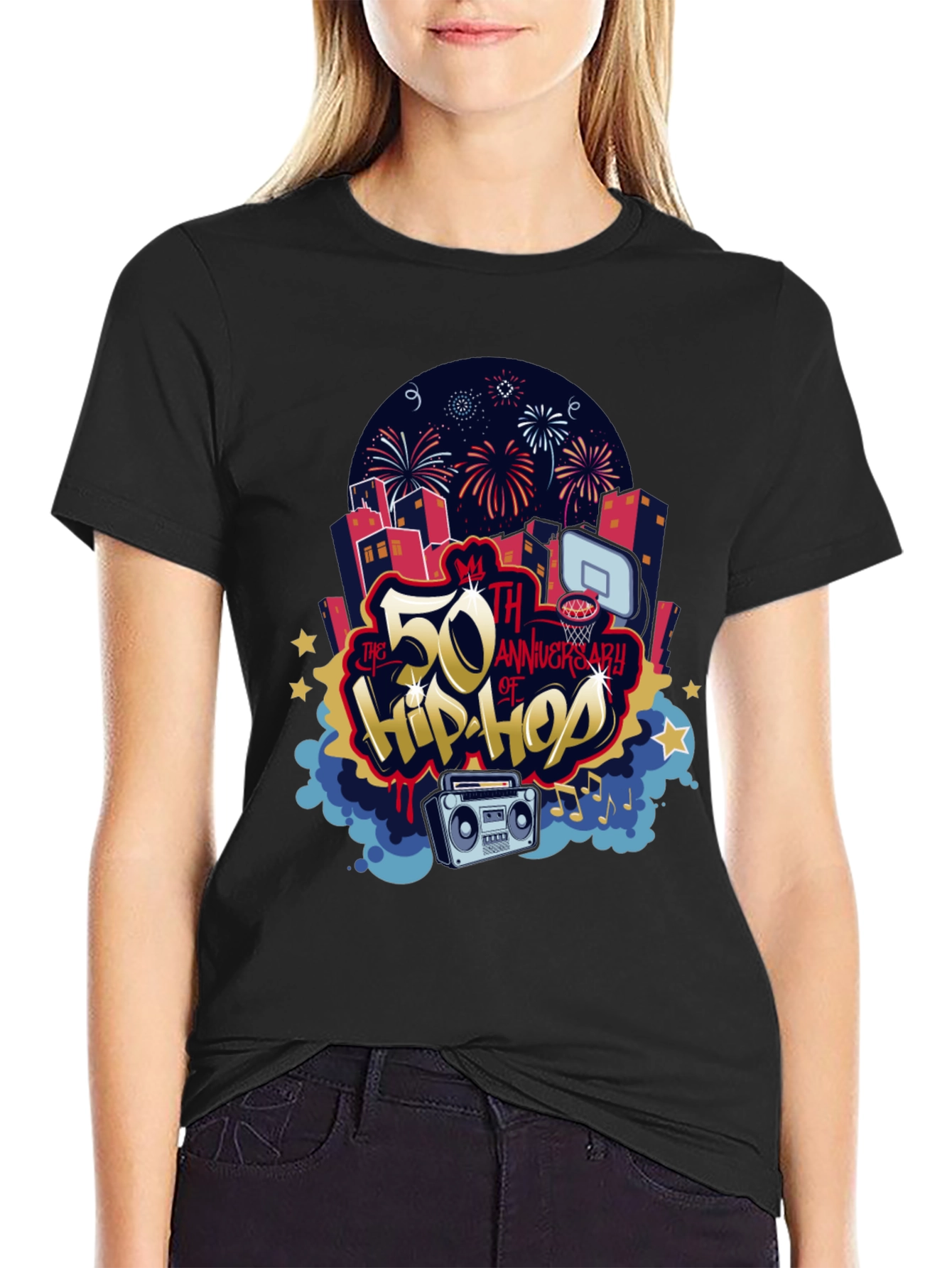 50th Anniversary of Hip Hop Graphic T-Shirt