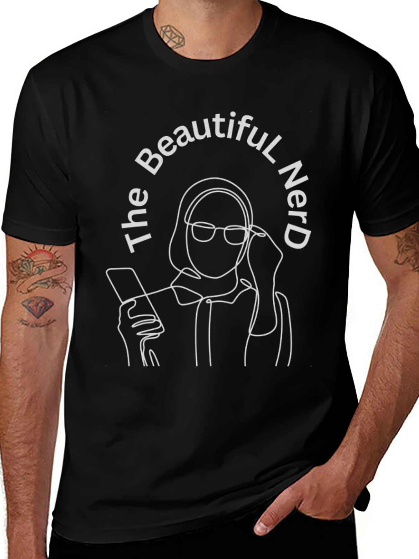 The Beautiful Nerd T-Shirt - Unisex Cotton Tee
