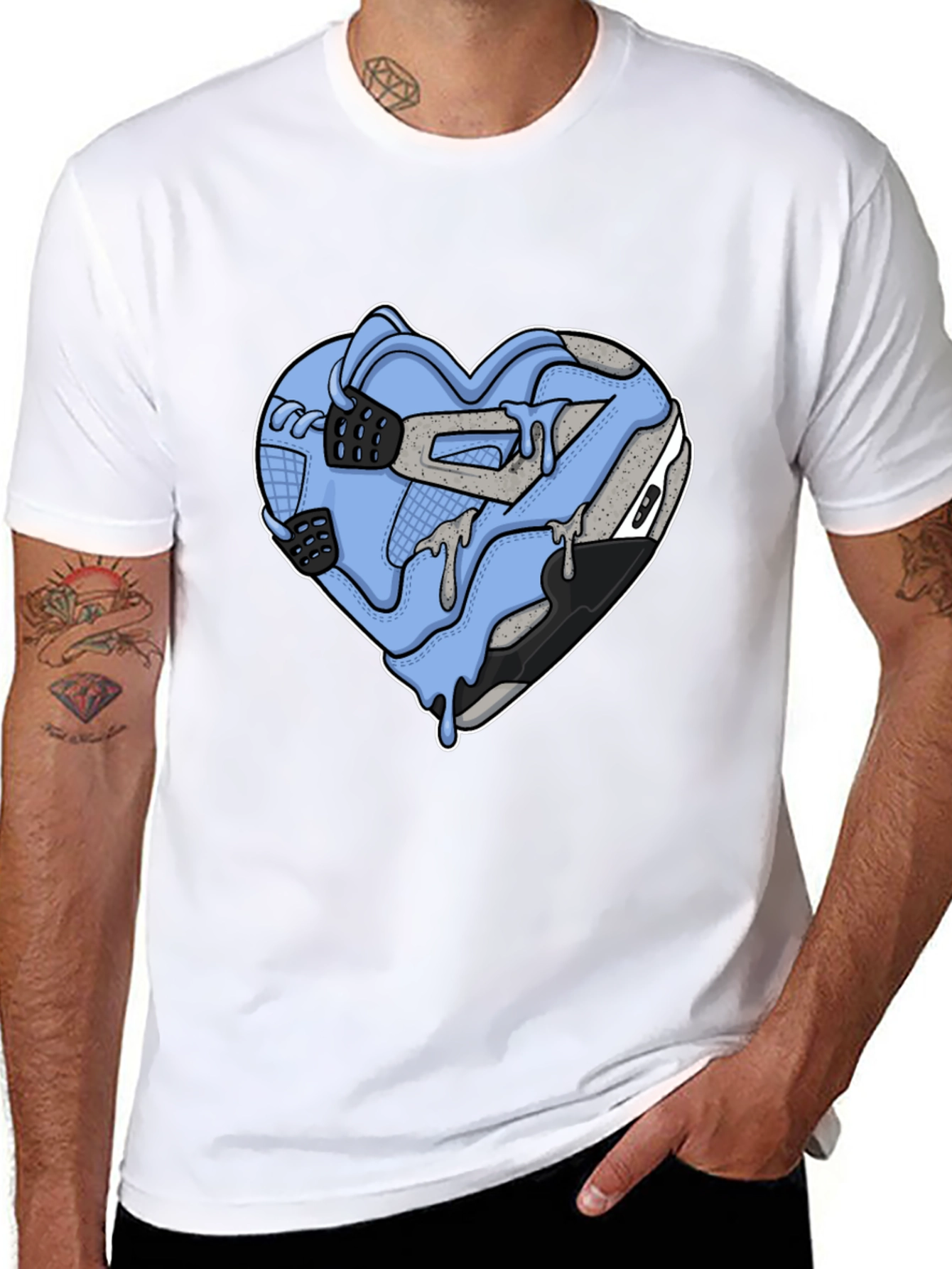 Sneaker Heart Graphic T-Shirt