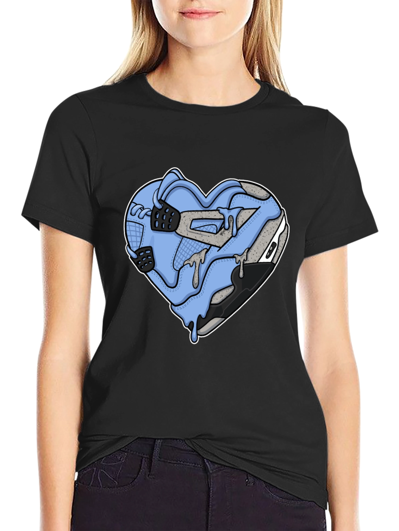 Sneaker Heart Graphic T-Shirt