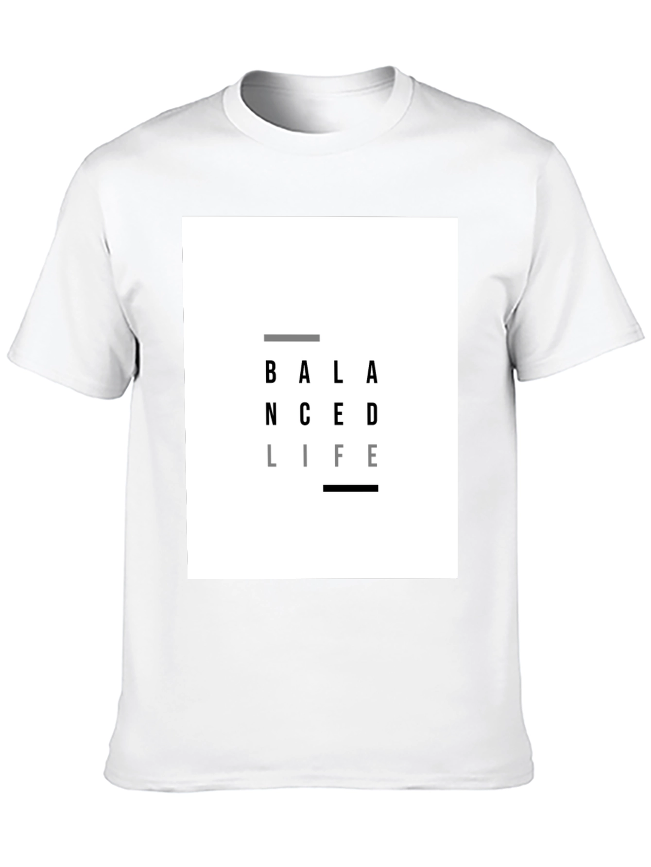 Balanced Life Graphic T-Shirt - Black