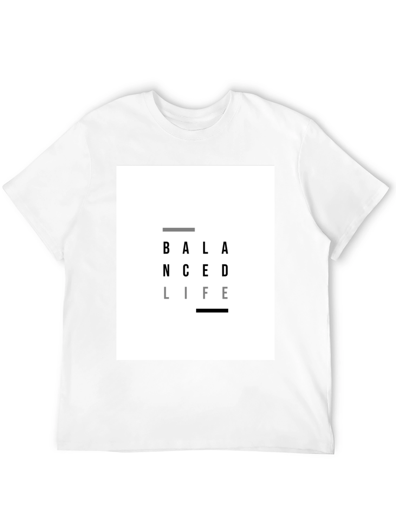 Balanced Life Graphic T-Shirt - Black