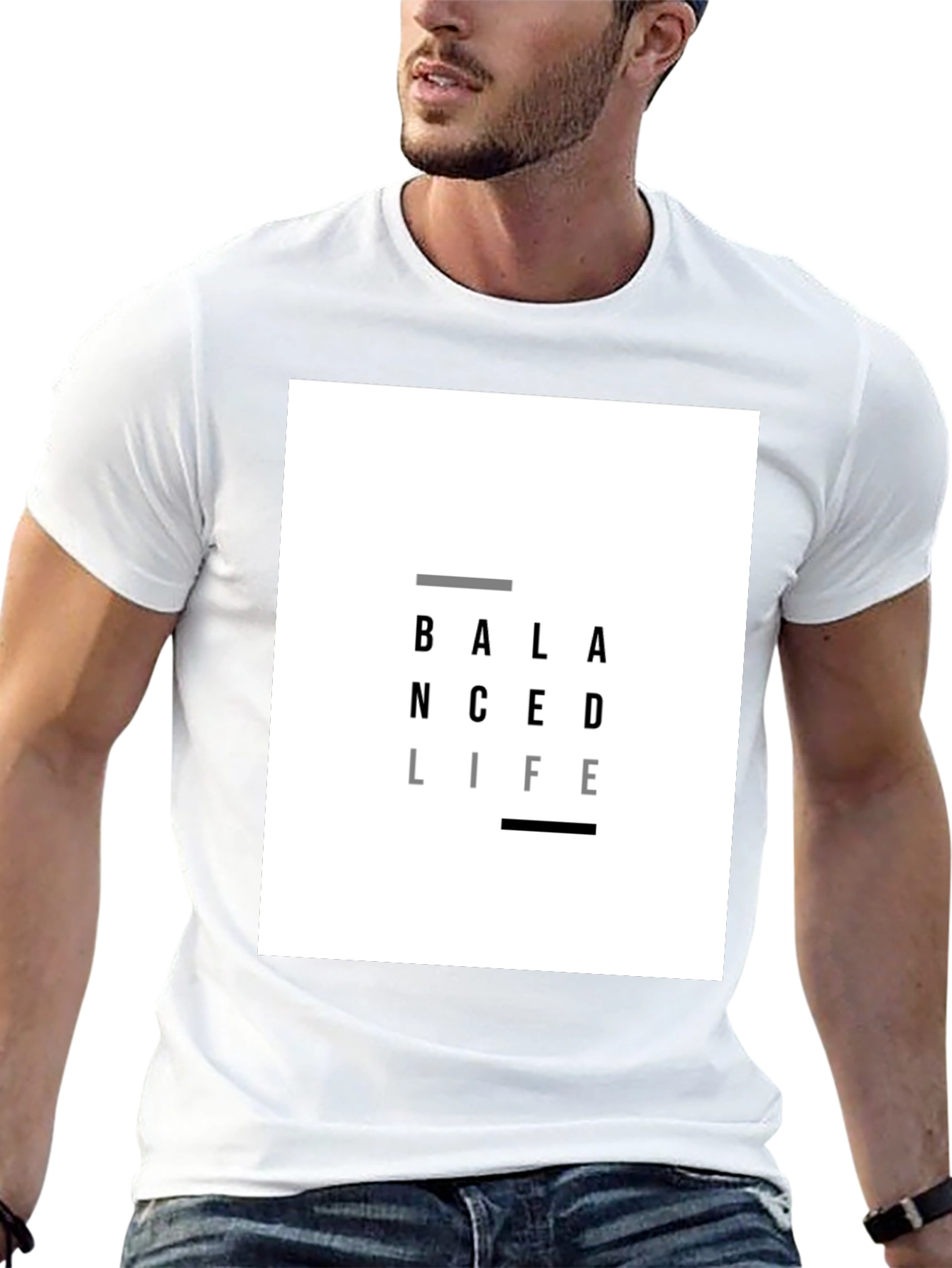 Balanced Life Graphic T-Shirt - Black