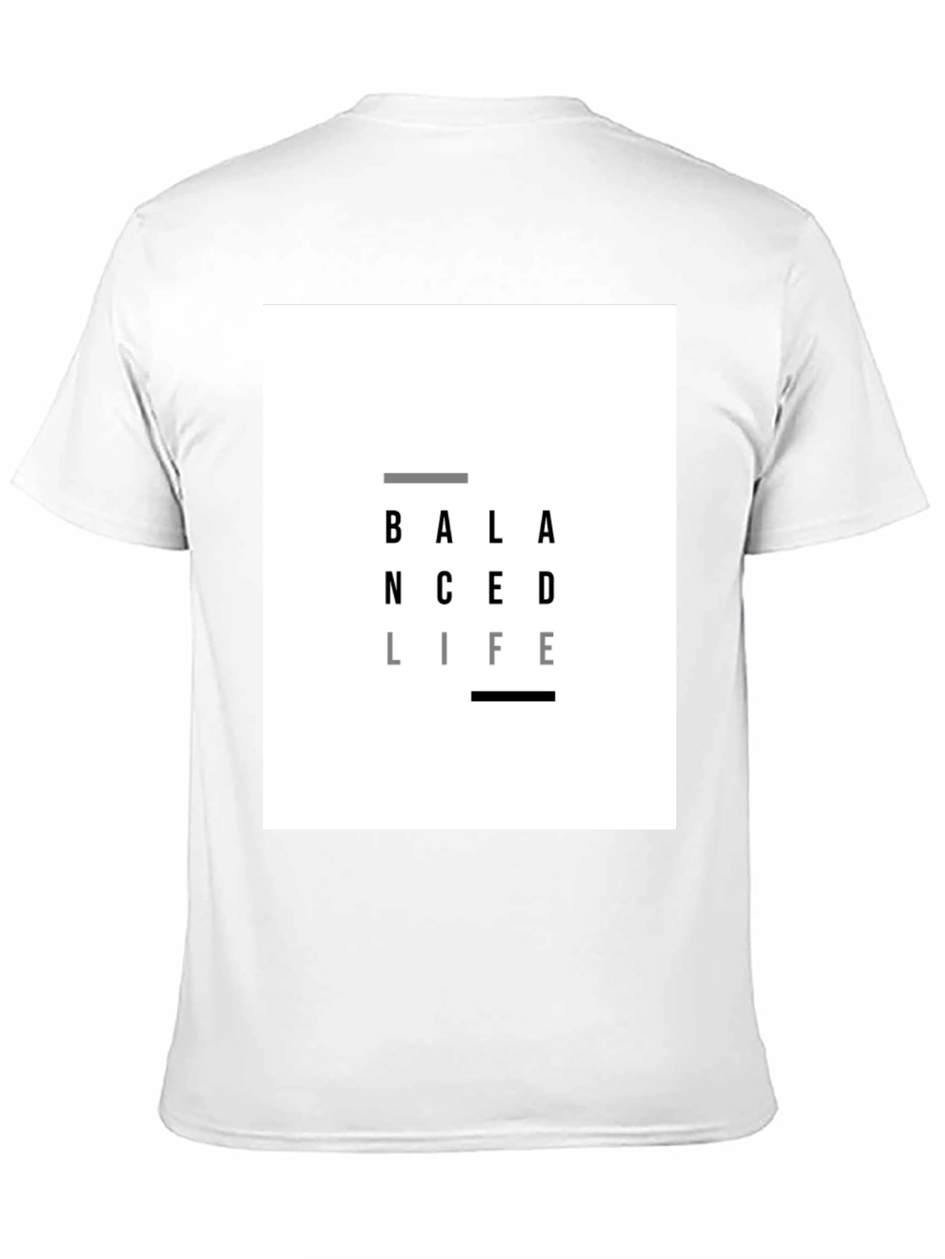 Balanced Life Graphic T-Shirt - Black