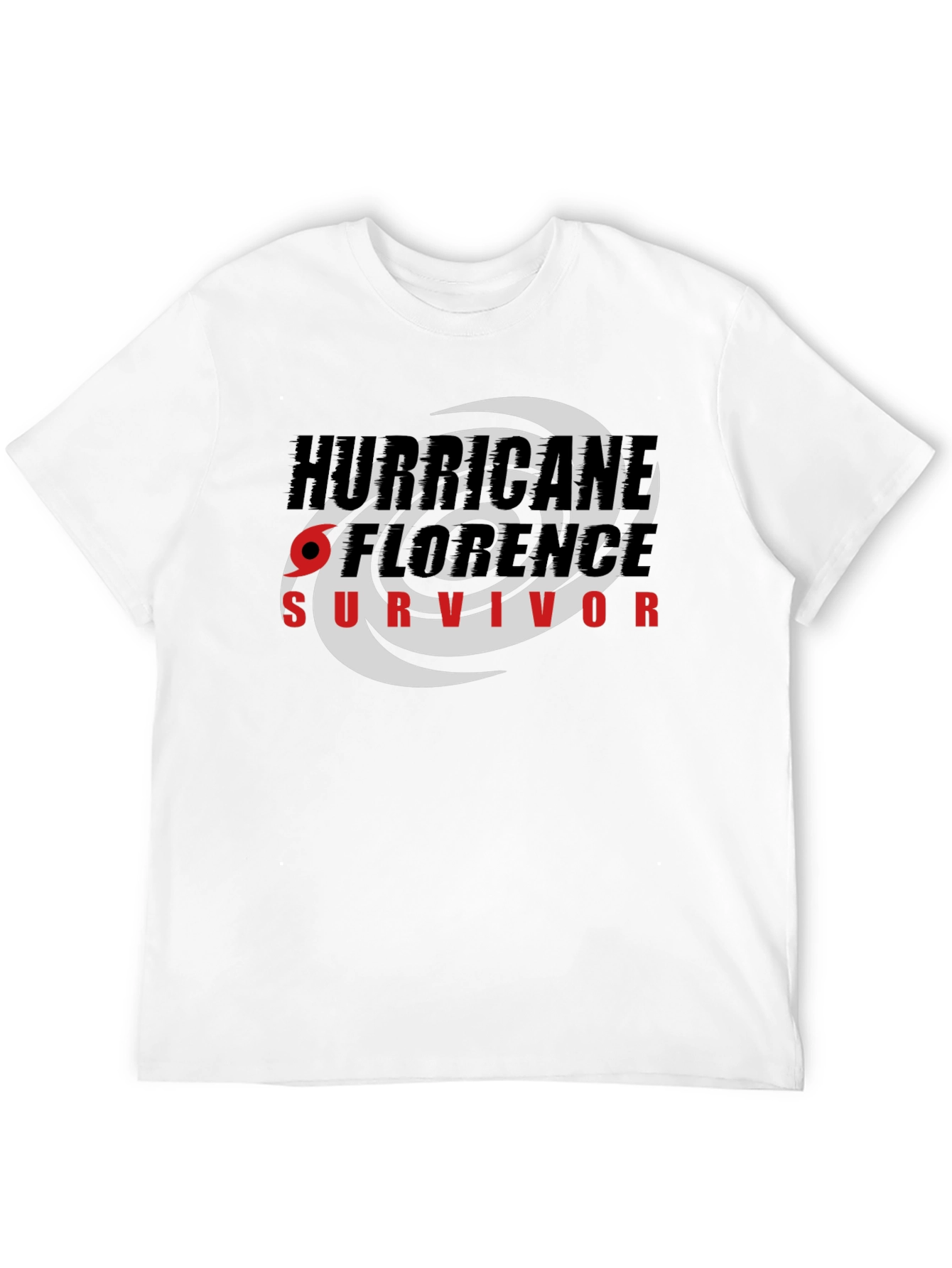 Hurricane Florence Survivor Black T-Shirt