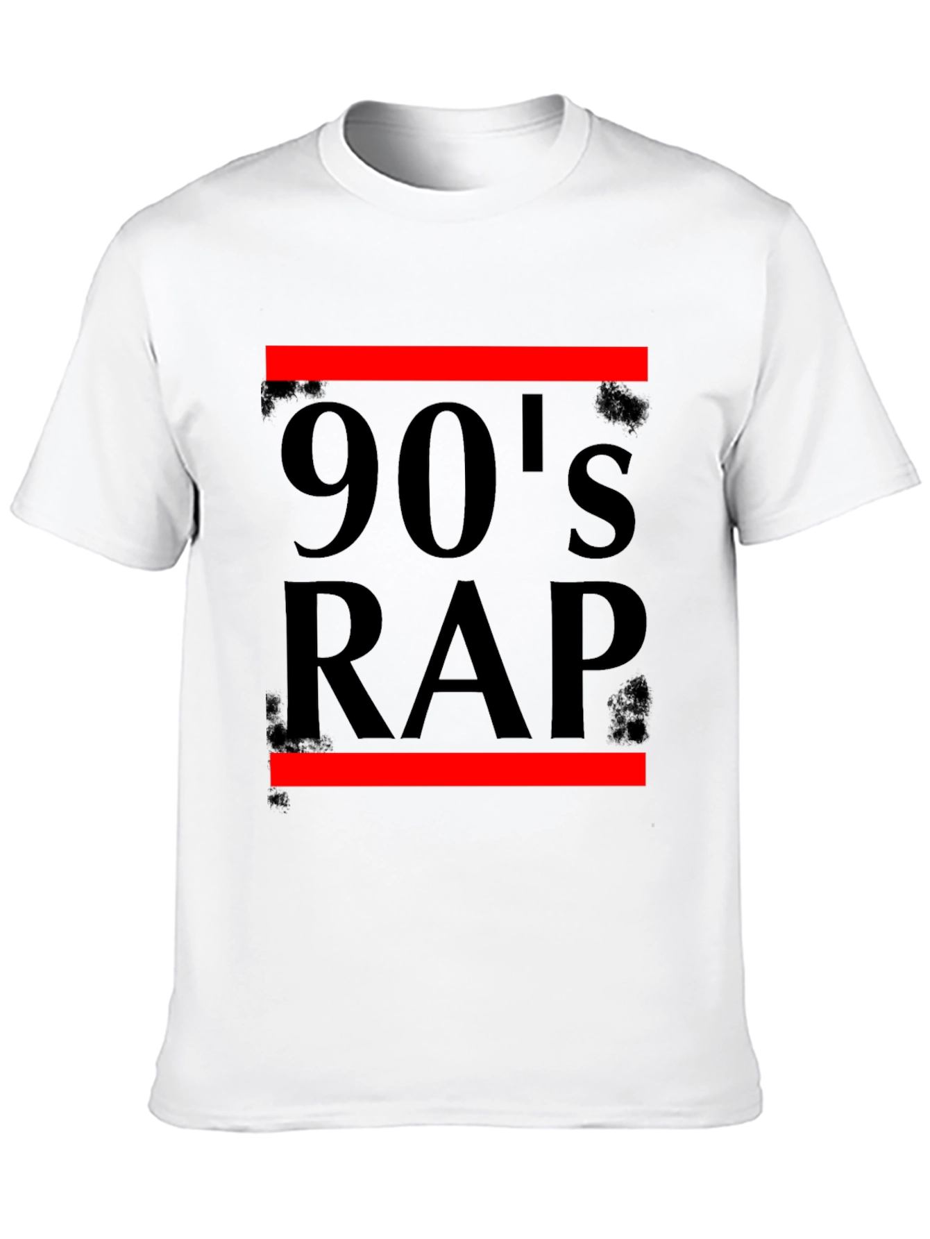 90s Rap Graphic T-Shirt - Black