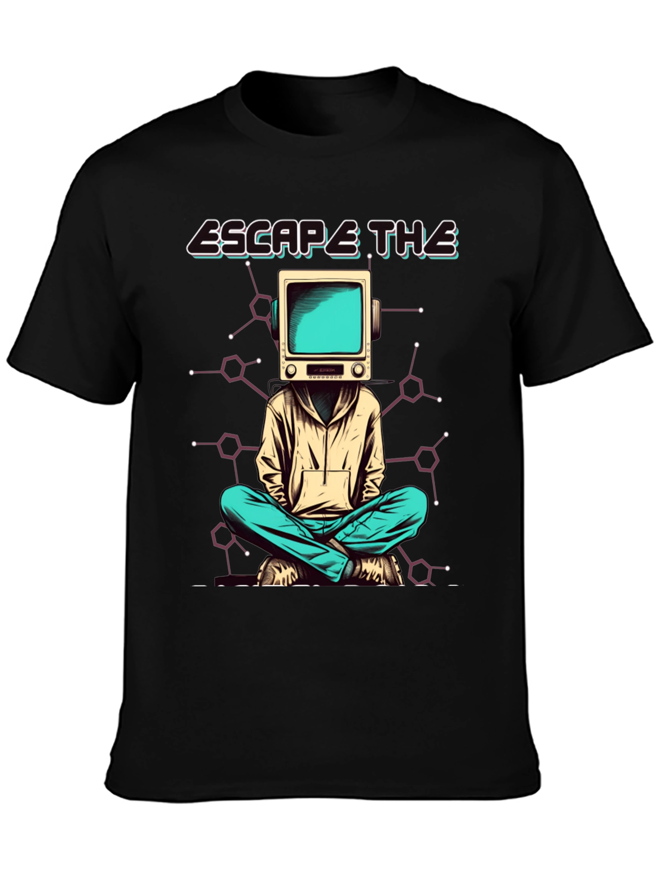 Escape The Matrix T-Shirt - TV Head Graphic Tee