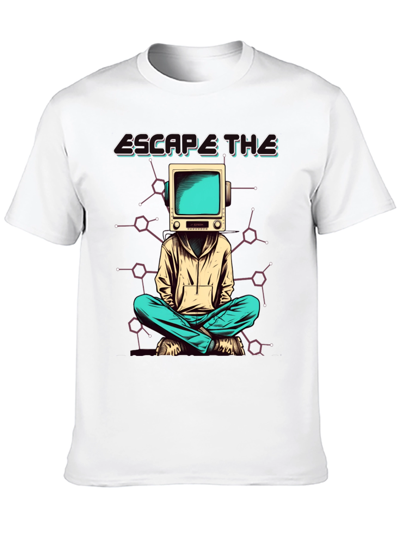 Escape The Matrix T-Shirt - TV Head Graphic Tee