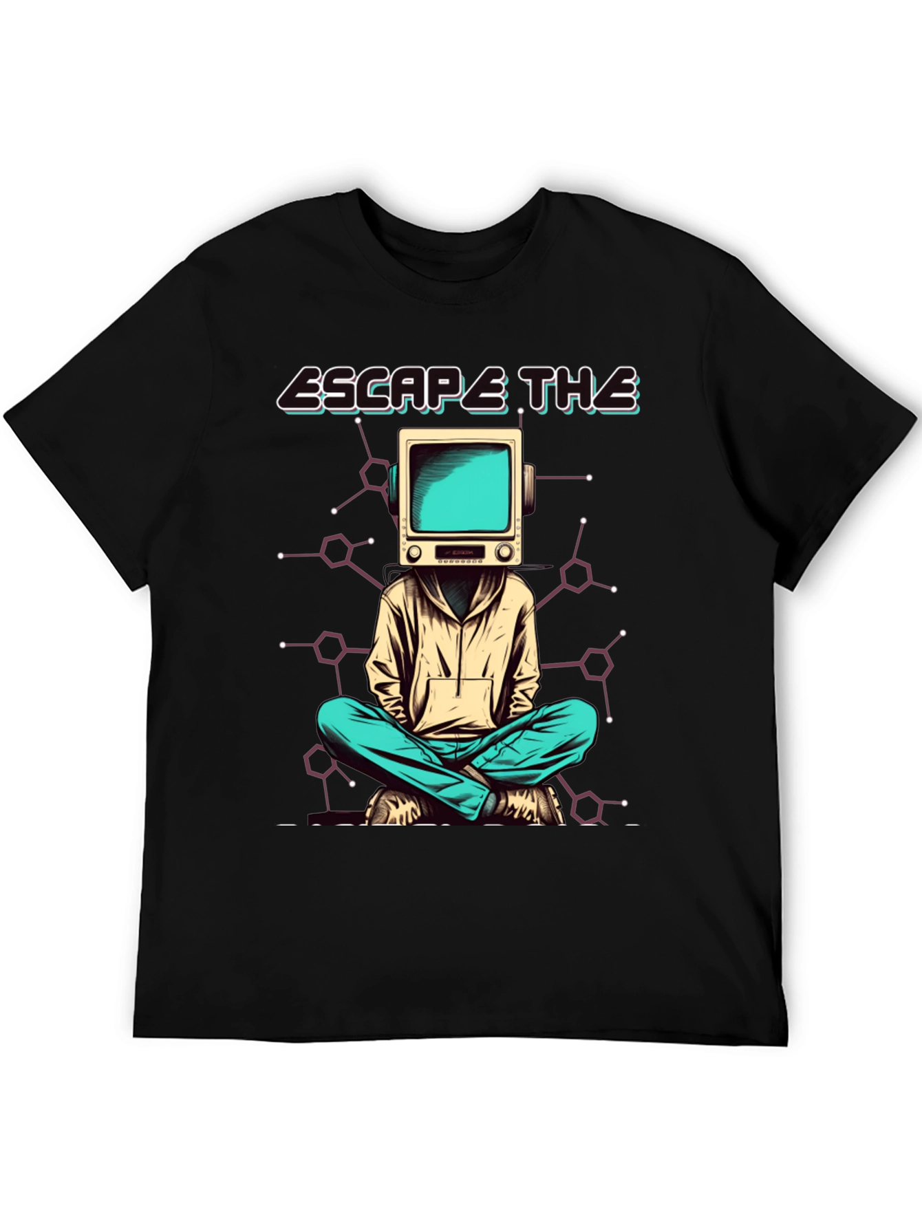 Escape The Matrix T-Shirt - TV Head Graphic Tee