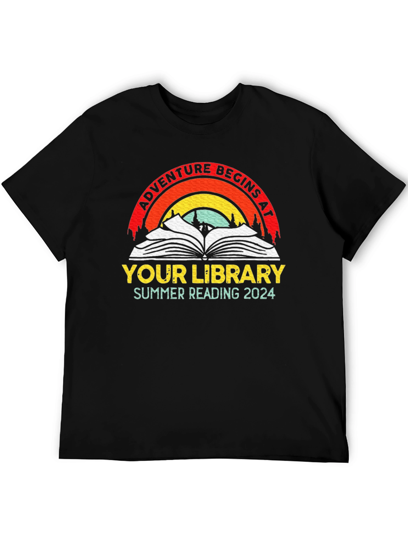 Adventure Begins at Your Library Summer Reading 2024 Tee