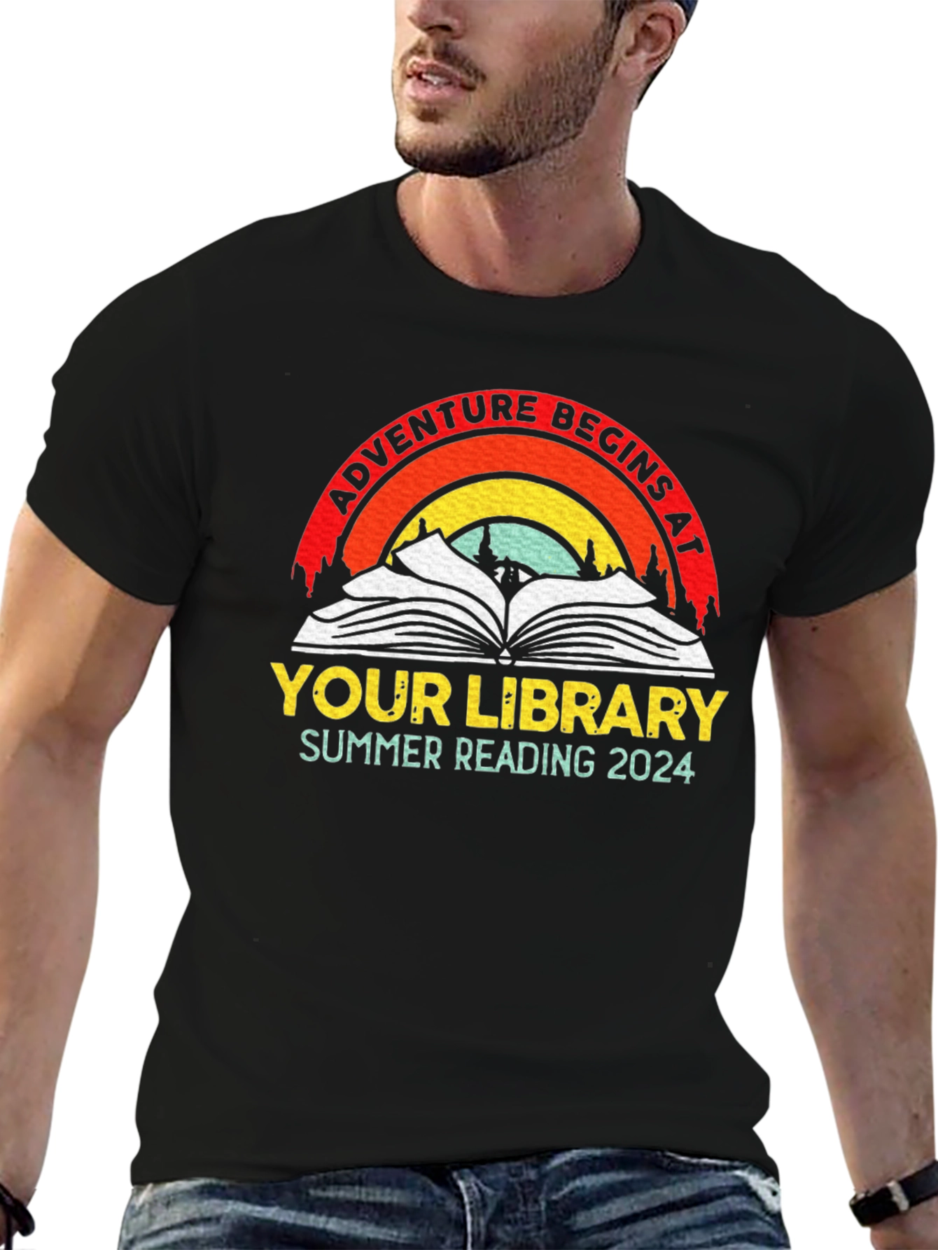 Adventure Begins at Your Library Summer Reading 2024 Tee
