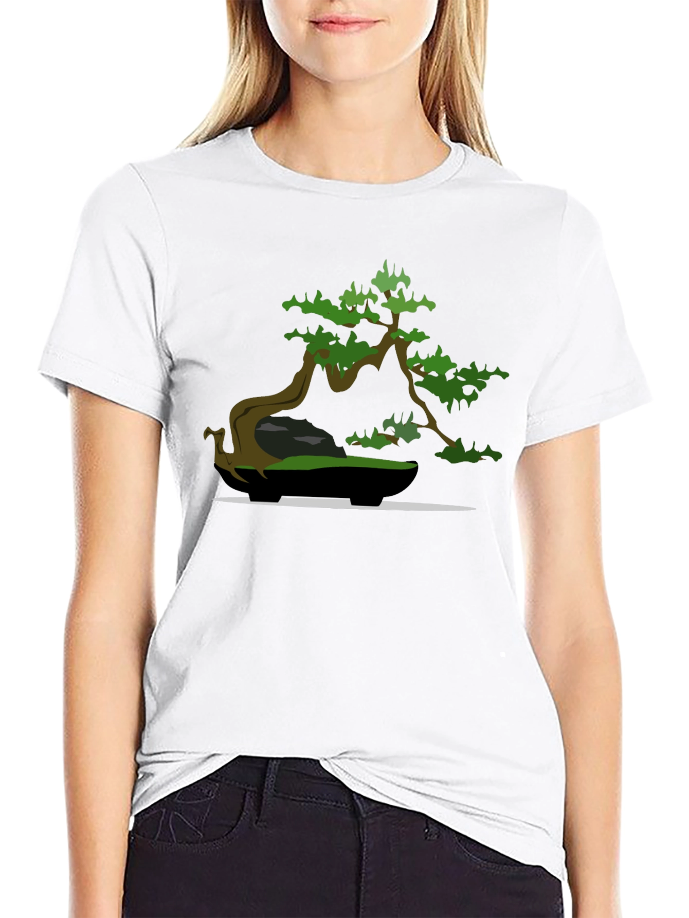 Bonsai Tree Graphic Tee - Zen Style
