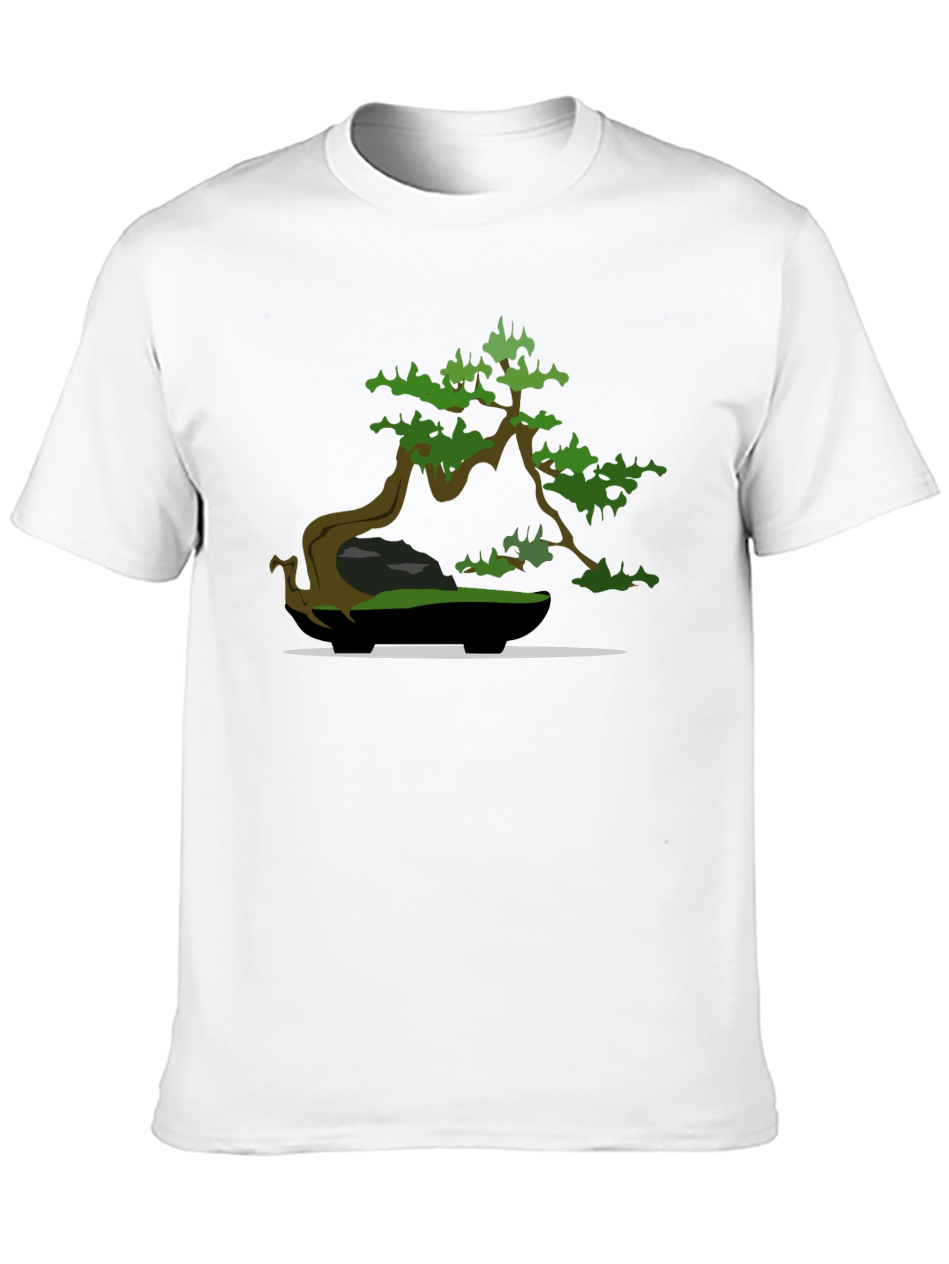 Bonsai Tree Graphic Tee - Zen Style