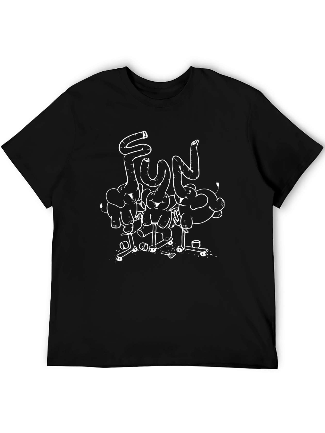 Elephant Fun T-Shirt - Unique Graphic Tee