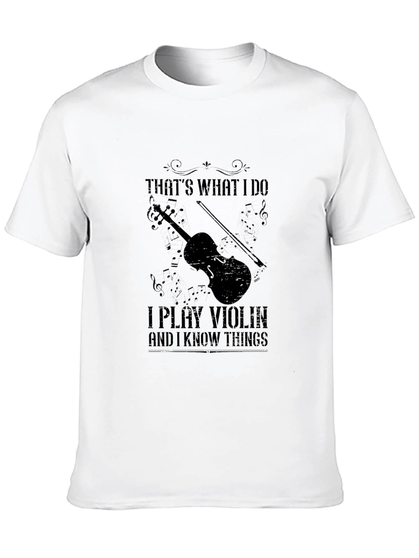 I Play Violin and I Know Things T-Shirt