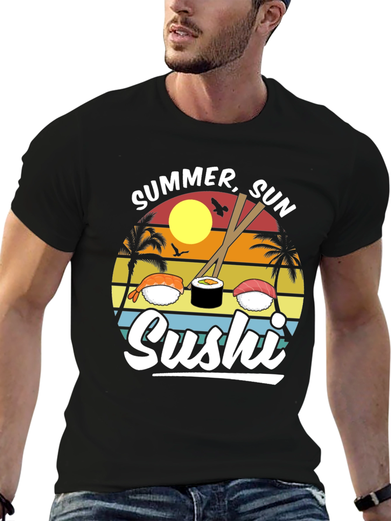 Summer Sun Sushi Graphic Tee